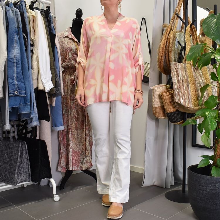 Blus Claudia Leaf ROSA - Stajl Agenturer