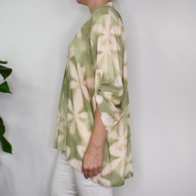 Blus Claudia Leaf LJUSGRÖN - Stajl Agenturer