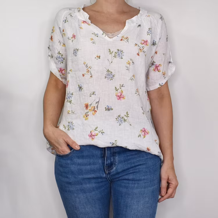 Linneblus Ella BLOMMIG - Stajl Agenturer