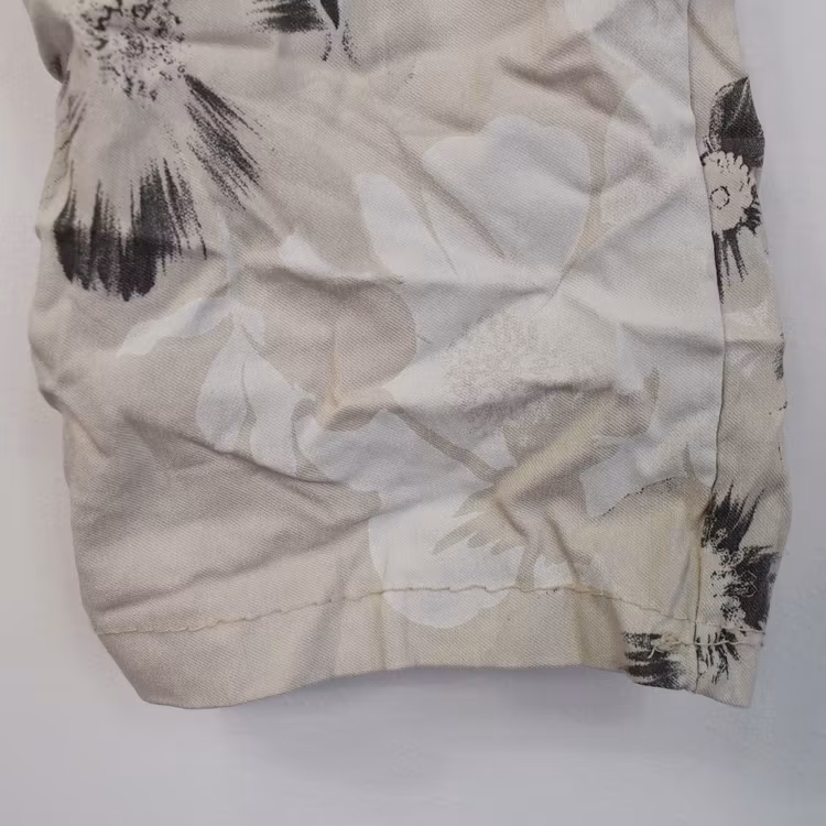 Stretchig Byxa Merilyn Blommig BEIGE - Marta du Chateau