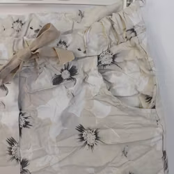 Stretchig Byxa Merilyn Blommig BEIGE - Marta du Chateau
