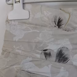 Stretchig Byxa Merilyn Blommig BEIGE - Marta du Chateau