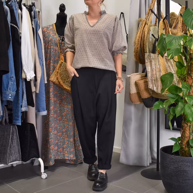 Byxa Baggy Sonya SVART - Marta du Chateau