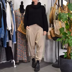 Byxa Baggy Sonya BEIGE - Marta du Chateau