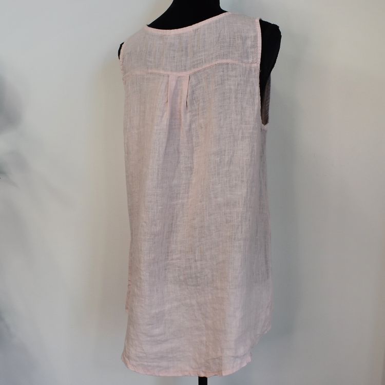 Linne/Ärmlös topp ROSE