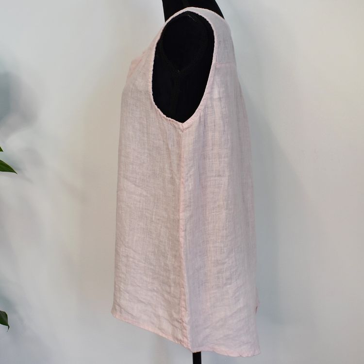 Linne/Ärmlös topp ROSE