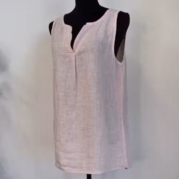 Linne/Ärmlös topp ROSE