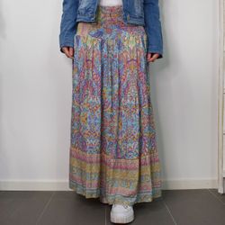 Volangkjol Princess Mönstrad SKY - Marta du Chateau