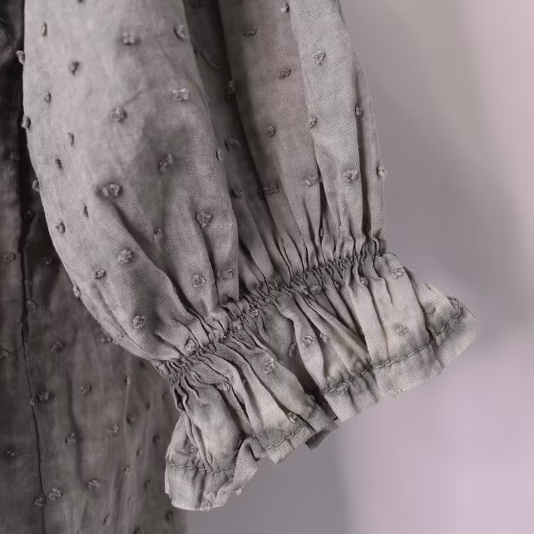 Bomullsblus Theresa MILITARY - Marta du Chateau