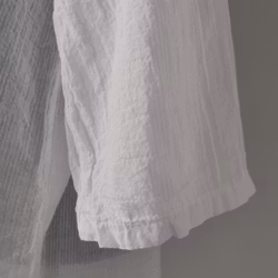 Bomullstunika Stripe VIT- Marta du Chateau