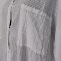 Bomullstunika Stripe VIT- Marta du Chateau