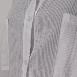 Bomullstunika Stripe VIT- Marta du Chateau