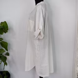 Bomullstunika Stripe BEIGE - Marta du Chateau