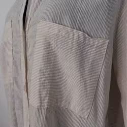 Bomullstunika Stripe BEIGE - Marta du Chateau