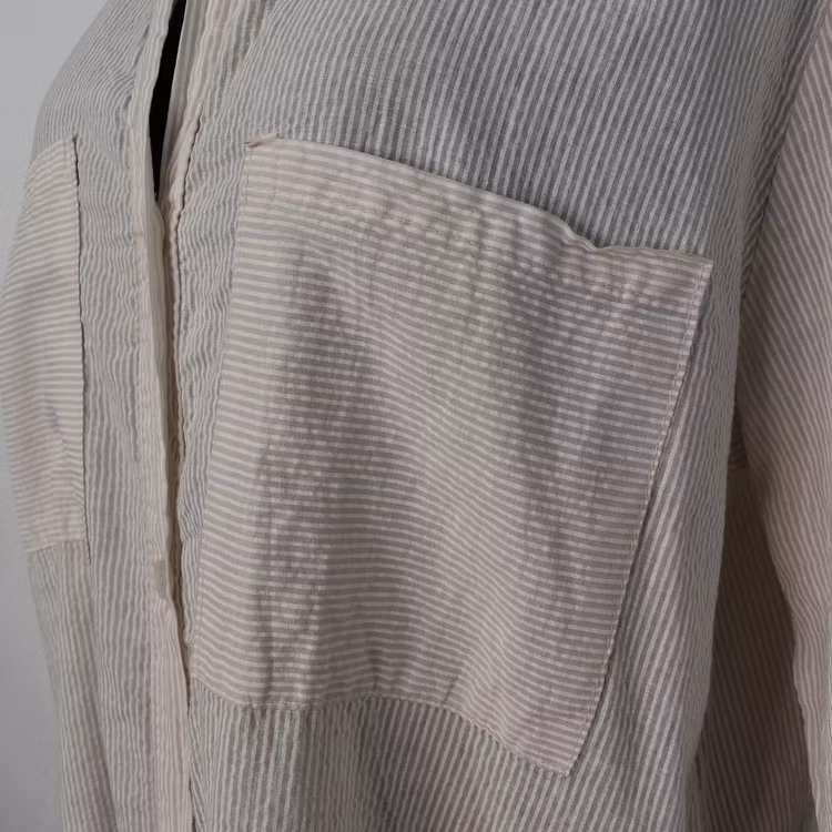Bomullstunika Stripe BEIGE - Marta du Chateau