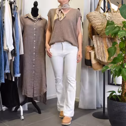 Scarf Kvadratisk TAUPE