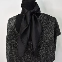 Scarf Kvadratisk SVART