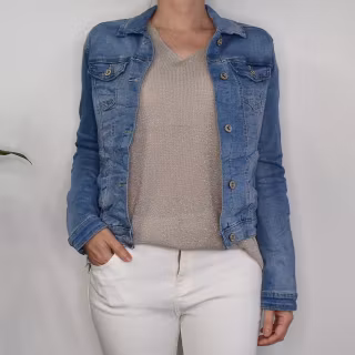 Jeansjacka Jogger LJUS BLÅ - Place du Jour