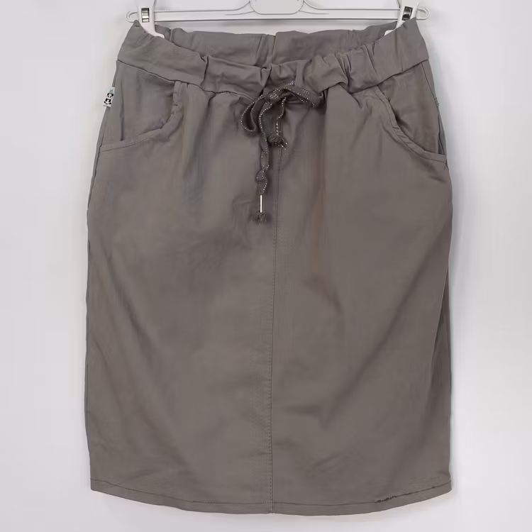Kjol Stretchig TAUPE