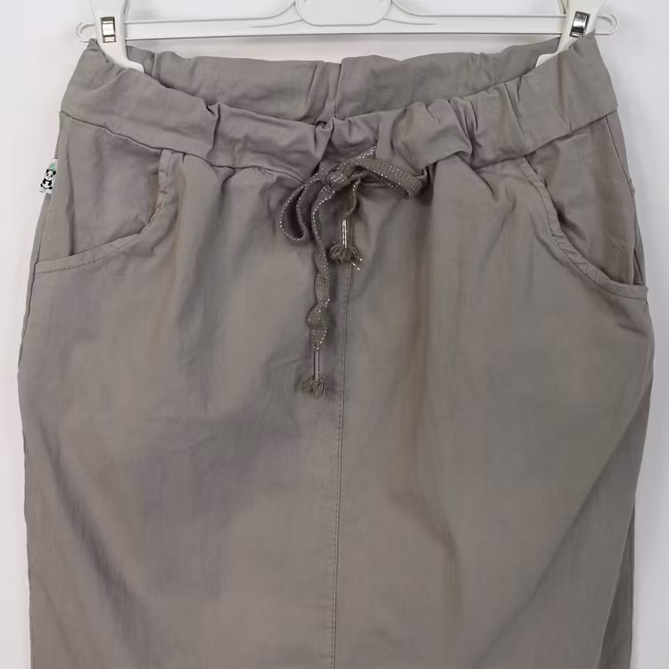 Kjol Stretchig TAUPE