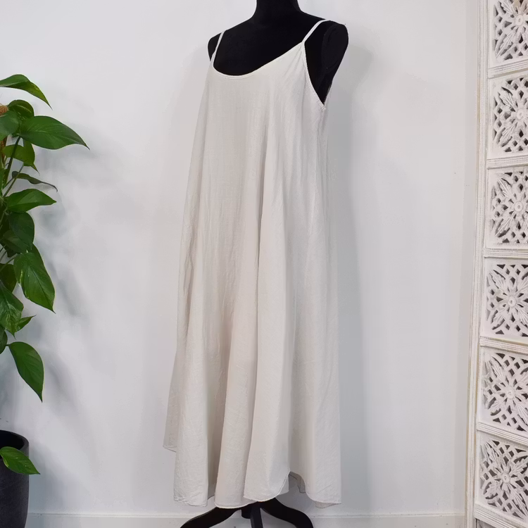 Klänning 2-delad BEIGE