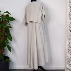 Klänning 2-delad BEIGE