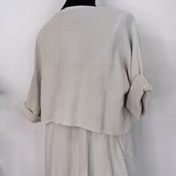 Klänning 2-delad BEIGE