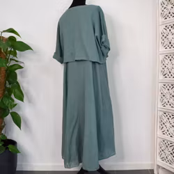 Klänning 2-delad VERT CANARD