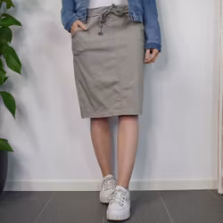 Kjol Stretchig TAUPE