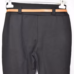Leggings med Fickor och Skärp SVART