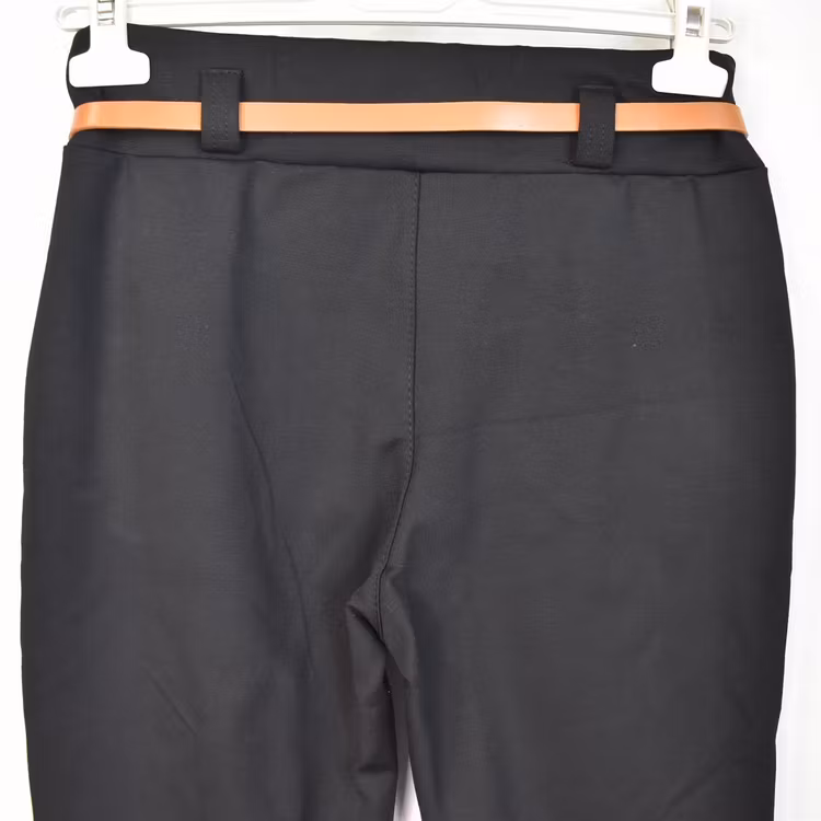 Leggings med Fickor och Skärp SVART