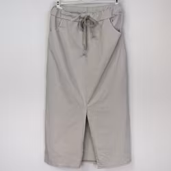 Kjol Lång Stretchig BEIGE