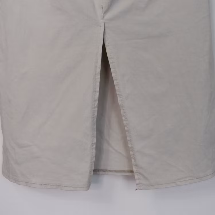 Kjol Lång Stretchig BEIGE