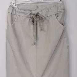 Kjol Lång Stretchig BEIGE