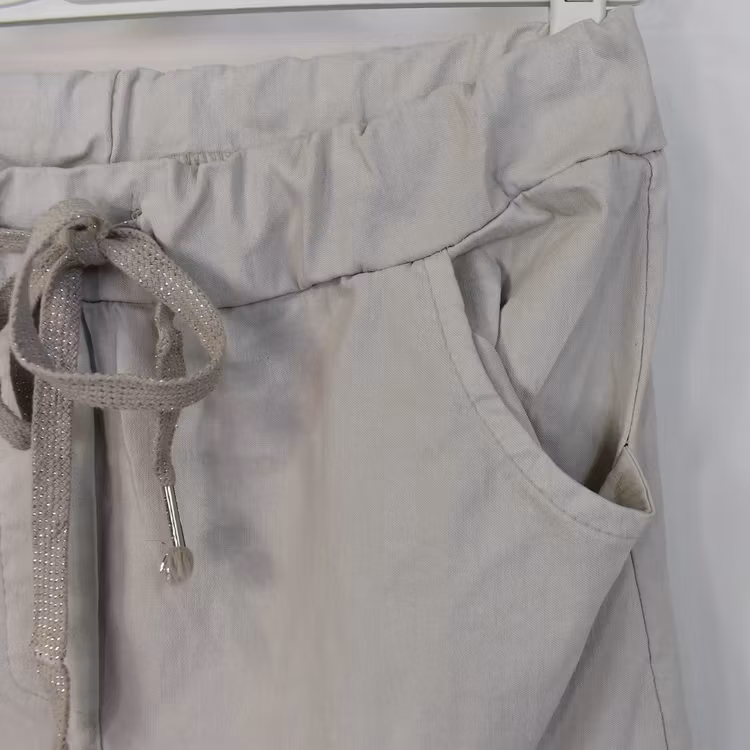 Kjol Lång Stretchig BEIGE