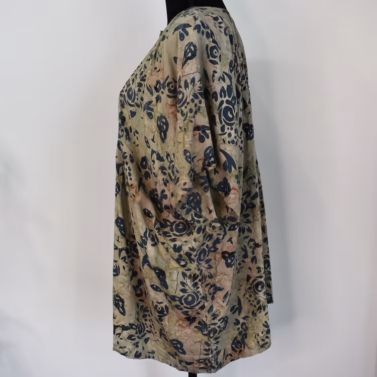Topp Ibu Batik BROWN - Stajl Agenturer