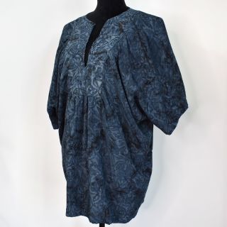 Topp Ibu Batik MÖRKBLÅ - Stajl Agenturer