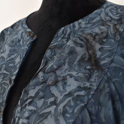 Topp Ibu Batik MÖRKBLÅ - Stajl Agenturer
