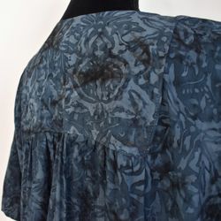 Topp Ibu Batik MÖRKBLÅ - Stajl Agenturer