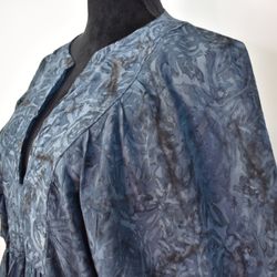Topp Ibu Batik MÖRKBLÅ - Stajl Agenturer