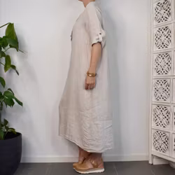 Linneklänning Camelia SABBIA - Marta du Chateau