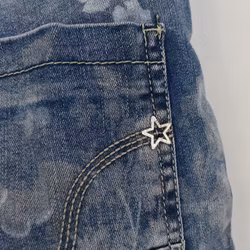 Jeansshorts Mönstrad LJUS BLÅ - Place du Jour