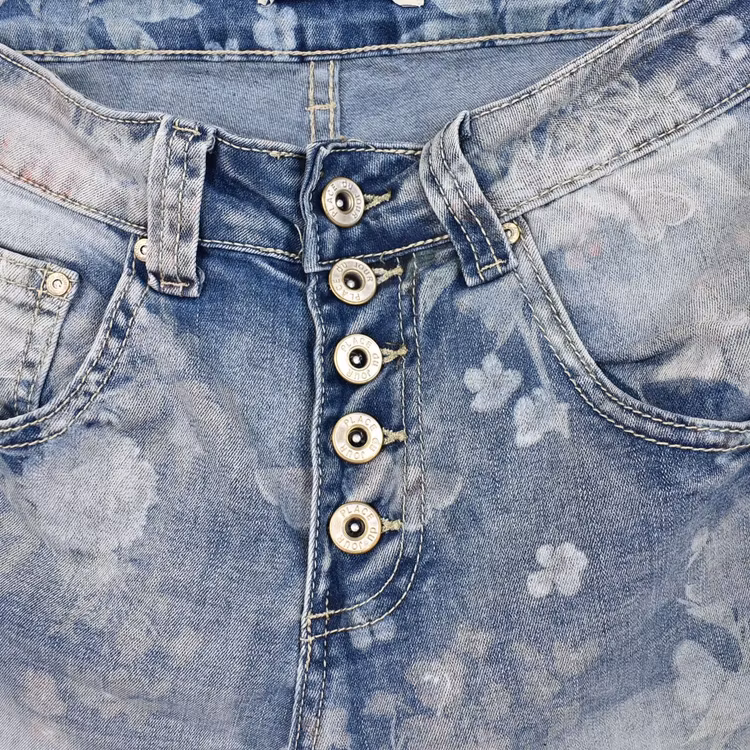 Jeansshorts Mönstrad LJUS BLÅ - Place du Jour