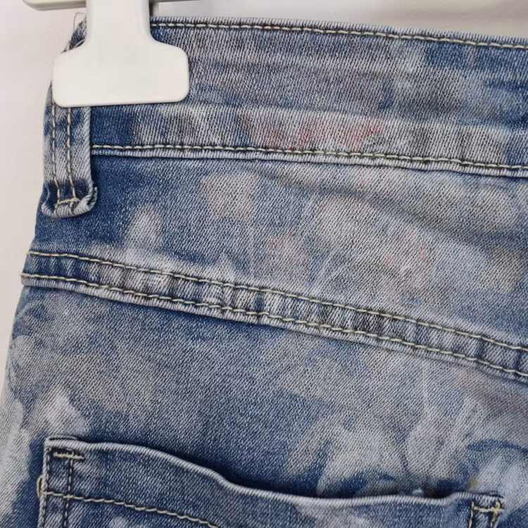 Jeansshorts Mönstrad LJUS BLÅ - Place du Jour
