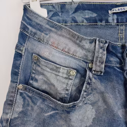 Jeansshorts Mönstrad LJUS BLÅ - Place du Jour