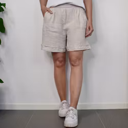 Linneshorts Sophia SABBIA - Marta du Chateau