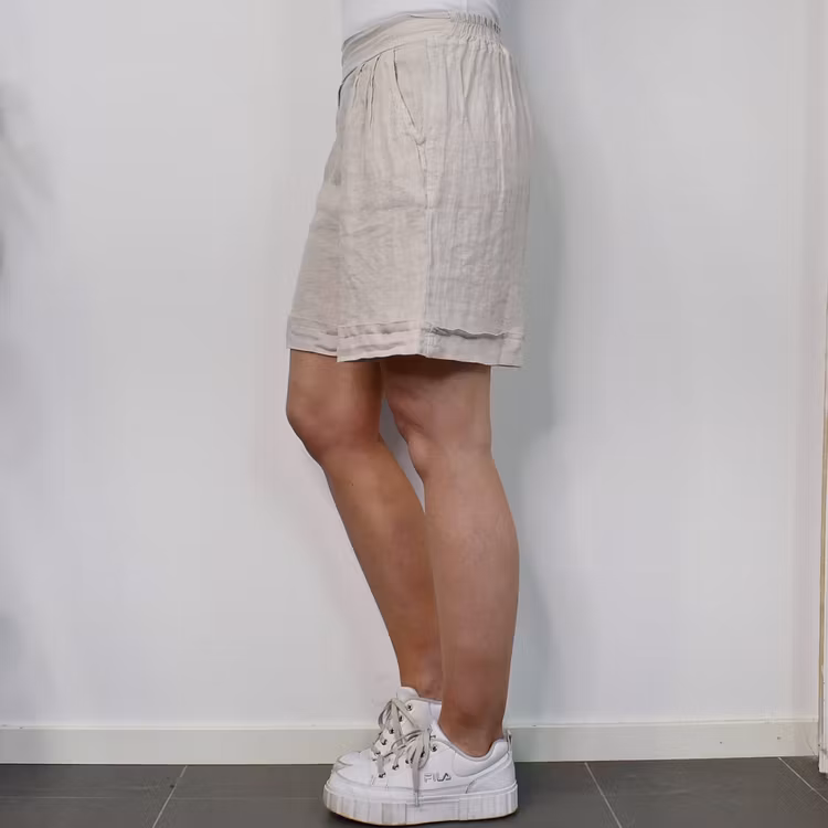 Linneshorts Sophia SABBIA - Marta du Chateau