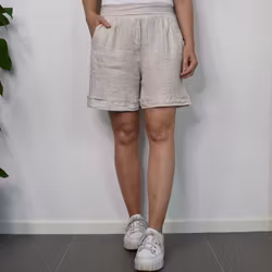 Linneshorts Sophia SABBIA - Marta du Chateau