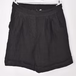 Linneshorts Sophia SVART - Marta du Chateau