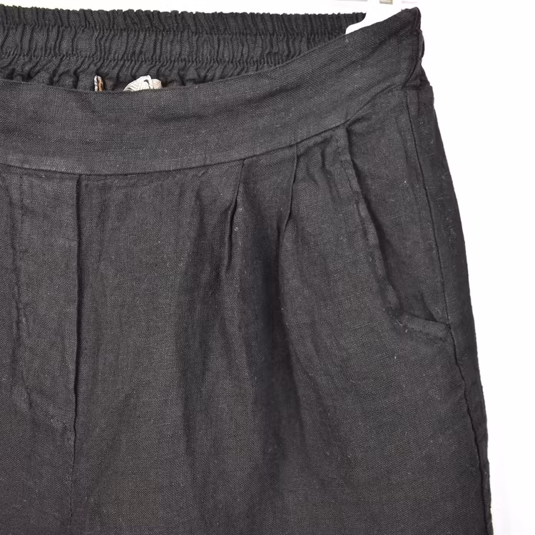 Linneshorts Sophia SVART - Marta du Chateau